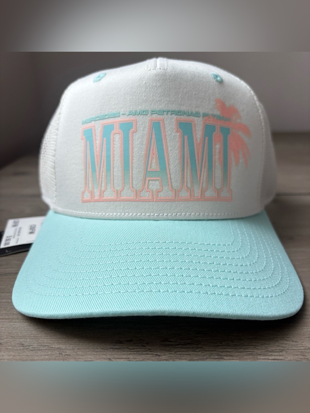 Adidas Mercedes AMG Petronas F1 Special Edition Miami GP 2026 Trucker Hat